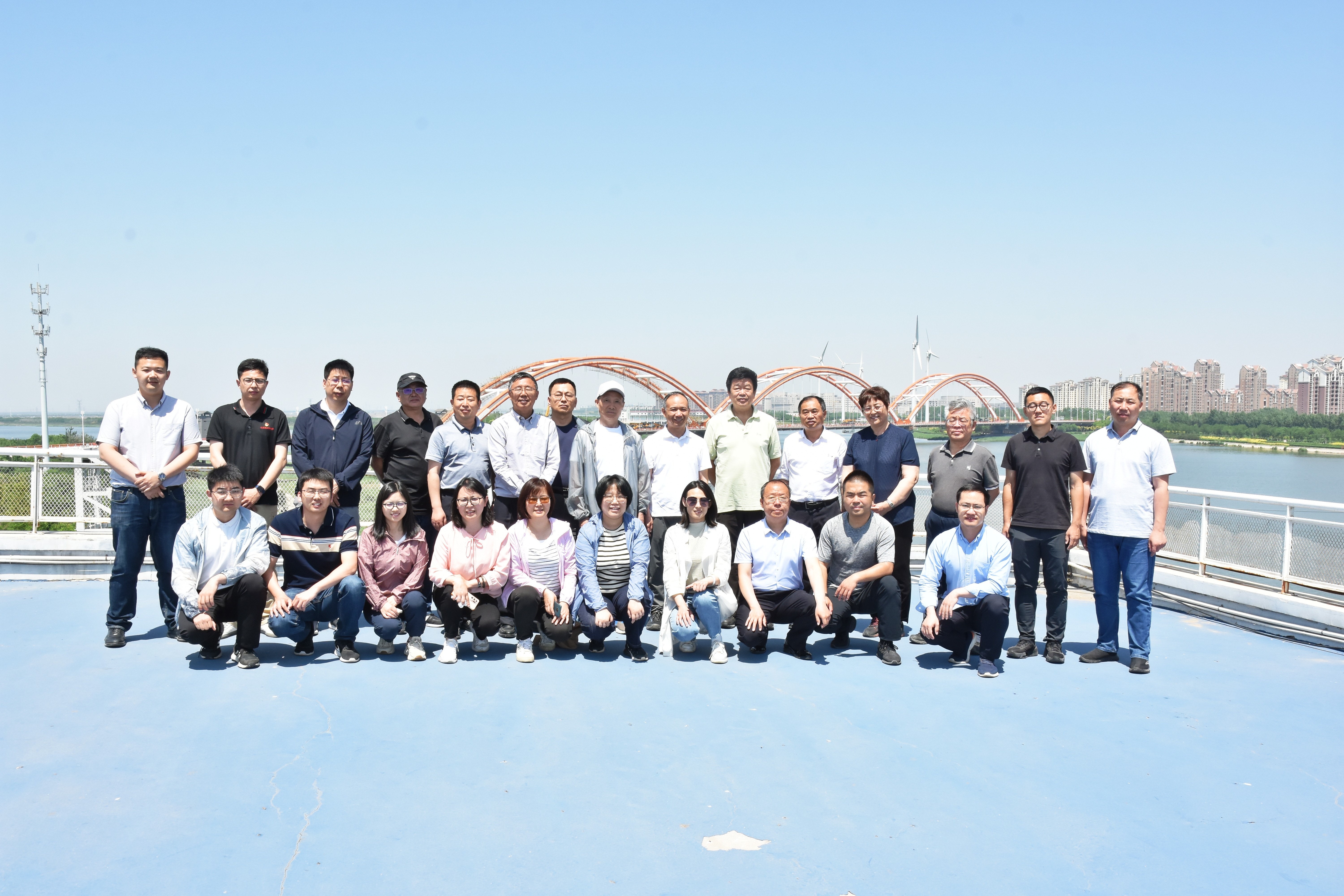 中国水利学会调查组调研J9集团流域系统治理情况