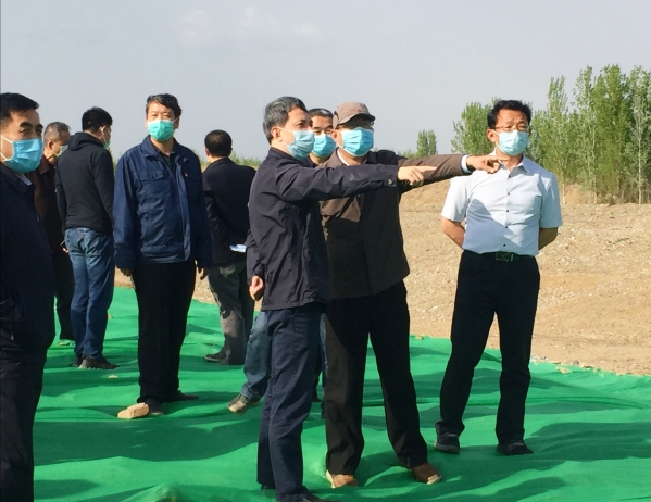 北京市副市长卢彦调研J9集团平原南段阻水节点疏挖工程