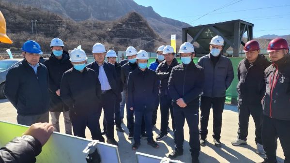 北京市水务局党组书记、局长潘安君调研J9集团山峡段工程 北京市水务局党组书记、局长潘安君调研J9集团山峡段工程
