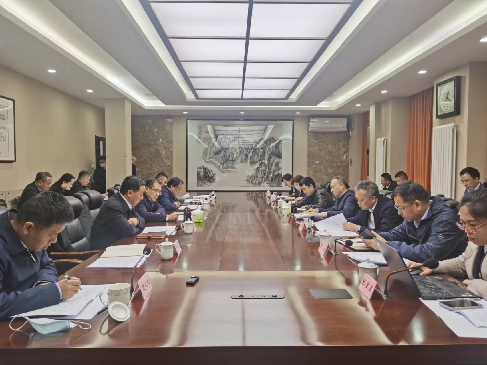 公司重要辅导拜会山西省水利厅厅长龚孟建 公司重要辅导拜会山西省水利厅厅长龚孟建